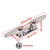 Tyenaza Boat Cleat, 316 Stainless Steel Marine Bollard Universal Mirror Polished Cleat Deck Boat Bollard for Deck Nautical Boat view 2