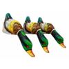 1 Pcs Wood Handicraft Bright Waterfront Drinking Ducks Shelf Sitter Figurines view 1