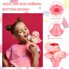 Eaasty 60 Pieces 4 oz Colorful Flower Shaved Ice Cups Plastic Snow Cone Cups Small Leak Proof Plastic Slush Snack Ice Cream Bowls view 2