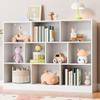 Cozy Castle White Bookshelf, 3-Tier Open Shelf Bookcase, 10 Cube Storage Organizer with Anti-Tilt Device for Bedroom, Living Room, 55.11" W x 11.61D x 40.94H view 1