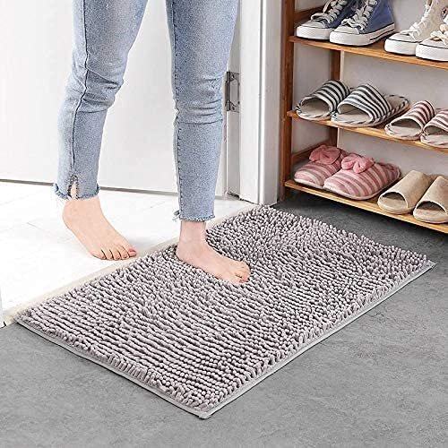 JYDQM Bathroom Rug Non-Slip Bath Mat Floor Carpet Water Absorbent Bathroom Carpet Toilet Floor Mat Kitchen Doormat Livingroom Carpet Bathroom Absorbent and Dirt-Resistant Anti-Slip mat
