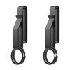 2pcs Heavy Duty Belt Key Holder, Fast Release Steel Tactical Key Holder Clip with 4pcs Key Rings Fits Belts for Police Firefighters view 1