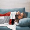 Abstract Flannel Fleece Throw Blanket Red Black Gray Color Block Warm Soft Blankets, 40x60In Modern Geometric Plaid Lightweight Micrifiber Blanket for Kids/Teen/Men Bedroom, Living Room Couch Sofa view 4