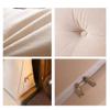 Large Bolster Triangular Headboard Wedge Backrest Positioning Support Bed Rest Reading Pillows Back Support Lumbar Cushion for Daybed with Removable Cover,White,Full/47inch/120cm view 4