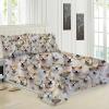 Cute Akita Comforter Full Set, Akita Lover Duvet Cover Sets, 3 Pieces Pet Dogs Bedspreads, Bedding Set with 2 Pillow Shams & Duvet Cover, Gifts for Akita Mom/Dog Owner/Women/Men view 2