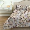 Cute Akita Comforter Full Set, Akita Lover Duvet Cover Sets, 3 Pieces Pet Dogs Bedspreads, Bedding Set with 2 Pillow Shams & Duvet Cover, Gifts for Akita Mom/Dog Owner/Women/Men view 3