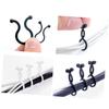Mikikit Cable Clip Organizer Set 150pcs Wire Fasteners for Electric Cord Reels Wire Winder view 4