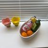 3 Pieces Oval Woven Basket Cotton Rope Storage Baskets Toy Baskets Snack Sundries Woven Storage Baskets for Picnics view 4