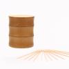 LIFKOME Wood Toothpicks Holder with Simple Design for Desktop Storage view 4