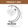 Cabilock 1set Heart Shaped Wishing Bottle Stopper and Moon Stand Decorative Origami for Home and Special Occasions view 4