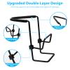 Achenyu Sink Caddy Sink Sponge Holder - Faucet Rack Shower Tray - Kitchen and Bathroom Metal Organizer Hanging Fix Around Faucet view 3