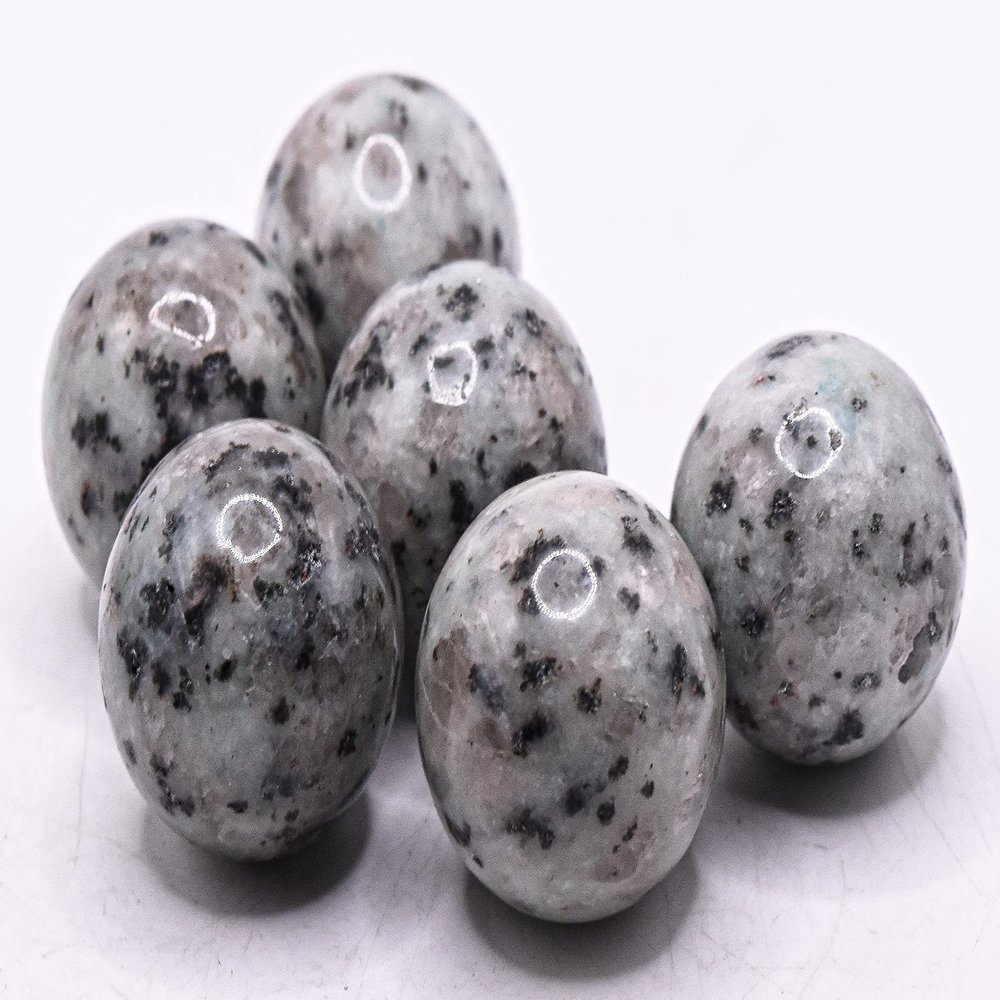 HQRP 25mm 1PC Kiwi Sesame Jasper Agate Sphere Smoky Quartz Tourmaline Amazonite in Greenish White Pegmatite Moonstone Base Polished Natural Gemstone Crystal Mineral Ball - China