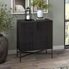 Henn&Hart Brighton Accent Cabinet, 28" Wide(15" D x 28" W x 32" H), Black view 2