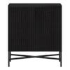 Henn&Hart Brighton Accent Cabinet, 28" Wide(15" D x 28" W x 32" H), Black view 4