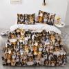 Scottie Dog Lover Duvet Cover Set, Cute Pet Dog, Puppy Quilt Cover, Decorative 3 Piece Bedding Set with 2 Pillow Sham, Funny Comforter Cover Gift for Scottie Dog Mom Pet Lover Owner view 1