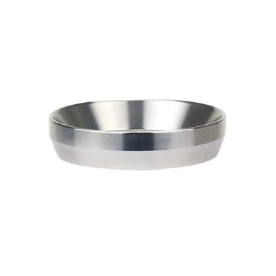 Pilipane Coffee Dosing Funnel, Coffee Powder Dosing for Hoop Funnel Avoid Flying Powder Aluminum Alloy Tamping Station Coffee Distributorfor Household (51mm Silver)