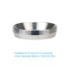 Pilipane Coffee Dosing Funnel, Coffee Powder Dosing for Hoop Funnel Avoid Flying Powder Aluminum Alloy Tamping Station Coffee Distributorfor Household (51mm Silver) view 2