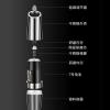 2-piece gravity pepper salt grinder, stainless steel, adjustable roughness, with blue LED light. view 4