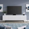 Henn&Hart Whitman, 70'' Rectangular TV Stand, White view 2