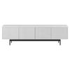 Henn&Hart Whitman, 70'' Rectangular TV Stand, White view 3