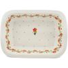 Polmedia Polish Pottery Rectangular Baker - Poppy Flower Pattern Handmade in Boleslawiec Poland by Ceramika Artystyczna + Certificate of Authenticity view 2