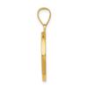 Exclusive Jewelry made of Precious Metals and Stones Real 14K Yellow Gold Saint Anthony Medal Hollow Pendant; Women & Men Style Exclusive Jewelry-2797 view 2