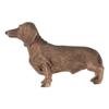 1 Pcs Of Adorable Lifelike Pet Pal Chocolate Dog Miniature Figurine view 2