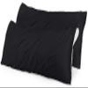 Utopia Bedding Premium 100% Waterproof Pillow Protectors with Zipper Body Size (Set of 2), Bed Bug and Dust Mite Proof Zippered Pillow Covers, Pillow Encasement Cases, Black view 1