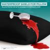 Utopia Bedding Premium 100% Waterproof Pillow Protectors with Zipper Body Size (Set of 2), Bed Bug and Dust Mite Proof Zippered Pillow Covers, Pillow Encasement Cases, Black view 3