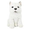 1 Pcs Of Sitting West Highland Terrier White Puppy Dog Decorative Figurine view 1