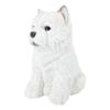 1 Pcs Of Sitting West Highland Terrier White Puppy Dog Decorative Figurine view 3