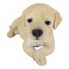 1 Pcs Of Lifelike Adorable Puppy Dog Lying On Belly With Crossed Arms Figurine view 4