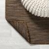 Eyely NST100D-28 Tuscan Sun Collection Ethan Modern Flatweave Solid Indoor/Outdoor Runner Rug Casual;Solid;Coastal, Bedroom, Backyard, Patio, Easy-Cleaning, Non-Shedding, 2 X 8, Brown view 4