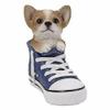 1 Pcs Of Lifelike Puppy Dog in Sneaker Shoe Figurine 6.75" H view 1