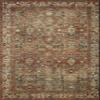 Loloi Magnolia Home by Joanna Gaines Banks Collection BAN-04 Brick/Ivory 2'-0" x 5'-0" .13" Pile Height, Machine Washable, Accent Rug view 4
