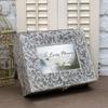 Cottage Garden Loving Memory Please Don't Cry Weathered Grey Filigree Music Box Plays Tune Amazing Grace view 2