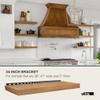 UltraShelf Studlock Mantel Floating-Shelf Bracket with Mounting Hardware, 4-Inch Support Rod, 34" view 3