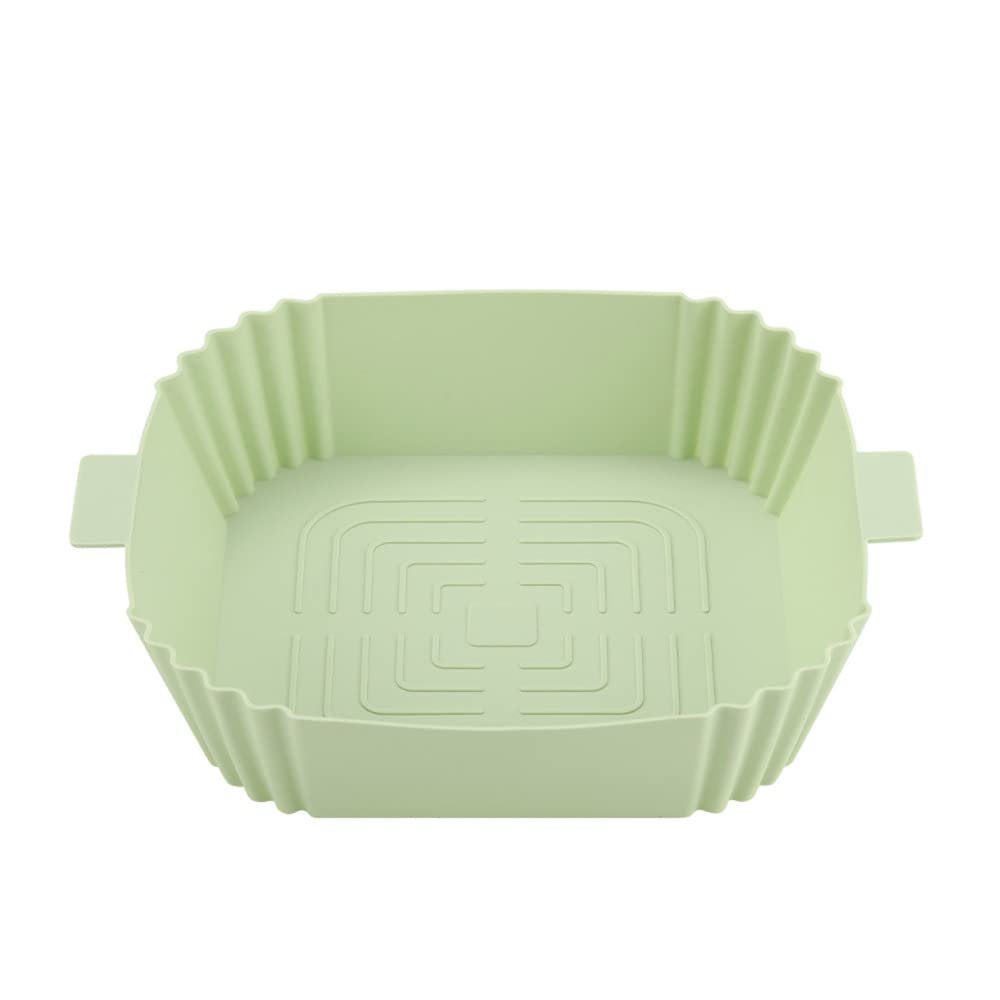 Air Fryer Square Silicone Insert Heat Resistant and Food-Safe Mat for Making Bacon Breads