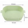 Air Fryer Square Silicone Insert Heat Resistant and Food-Safe Mat for Making Bacon Breads view 4