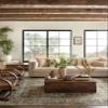 Loloi Magnolia Home by Joanna Gaines Sinclair Collection SIN-01 Pebble/Taupe 7'-6" x 9'-6", .25" Pile Height, Machine Washable, Area Rug view 3