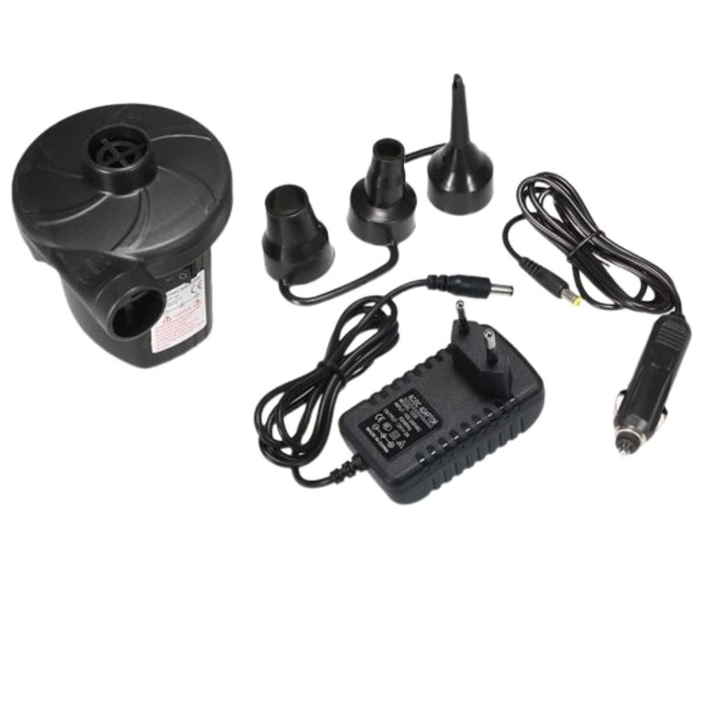 FIERRG Power Pumps Air Pump, Electric Air Cushion Camping Pump 12V Air Compressor Portable Inflator Air Pump Home Boat Pump Accessories