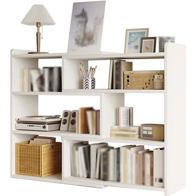 Bookshelf Bookshelf Small Space Retractable Desktop Book Rack, Multi-Layer Storage Book Display Rack, Bedroom Bookcase for Students, High Capacity (Color : C, Size : 40-80 * 17 * 80cm)