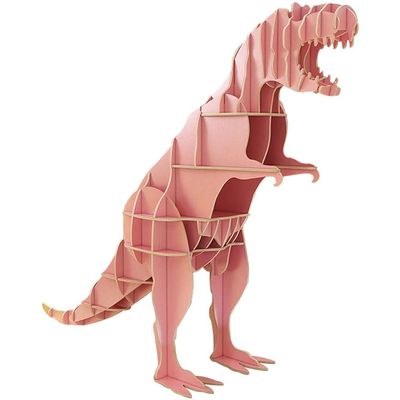 Bookshelf Bookshelf Small Corner Creative Dinosaur Shape Bookshelf, Floor Animal Ornament Decoration, Kindergarten Book Display Stand, Easy to Install (Color : Pink Color, Size : 106 * 27 * 80cm)