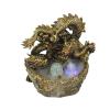 SUNESA Tabletop Fountains Desktop Waterfall Fountain Double Dragon Play Bead Water Fountain - Chinese Style Desktop Fountain for Home Office Landscape Decor Desktop Fountain view 1