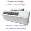 ApooDr 12,000 BTU PTAC Packaged Terminal Air Conditioner With Heat Pump PTHP Unit Heating And Cooling With Electric Cord view 2
