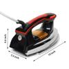 EETRON+ Home Iron for Clothes With Non-Stick Soleplate - 750W Clothes Iron With Adjustable Thermostat Control, Overheat Safety Protection view 3