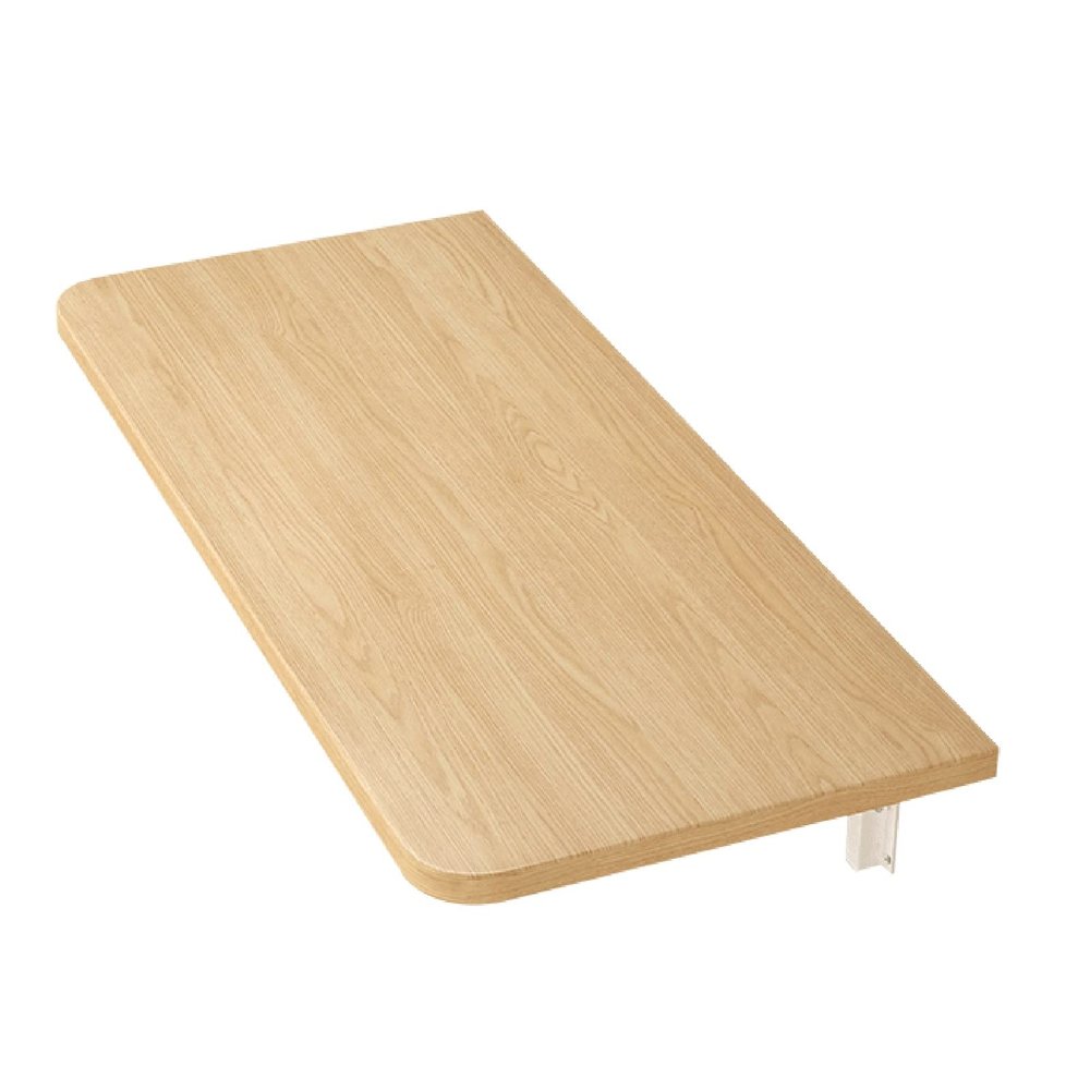 Wall-Mounted Table with Drop-Leaf Top Folding Floating Desk Hanging Laptop Table Kitchen Dining Table for Study, Bedroom and Bathroom (Color : Natural, Size : 25x100cm)