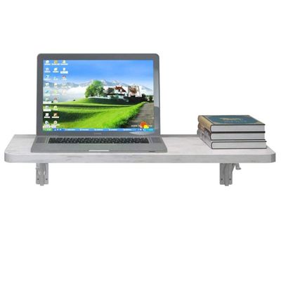 LEOSXA Wall Mounted Folding Table for Garage,Laptop Table,Drop-Leaf Table,Workbench,Study Desk,Space Saving,Convertible Desk,B-80x40cm