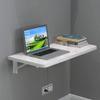 LEOSXA Wall Mounted Folding Table for Garage,Laptop Table,Drop-Leaf Table,Workbench,Study Desk,Space Saving,Convertible Desk,B-80x40cm view 2