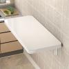 Folding Workbench,Modern and Minimalist Folding Wall-Mounted Drop-Leaf Table,Space Saving Wall-Mounted Folding Table,Multifunctional Casual Dining Table (60x50cm/24x20in) view 1